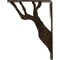 Ekena Millwork Damon Wrought Iron Bracket, (Single center brace), Antiqued Pale Gold 1 1/2"W x 5 1/2"D x 8"H BKTM01X05X08SDAAPG - alternate 10